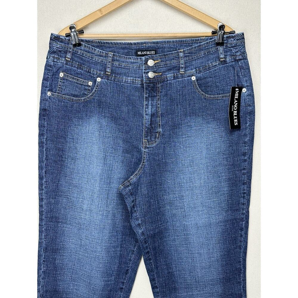 NWT Milano Blues Women’s Denim Capri‎ Plus Size 20 Jeans